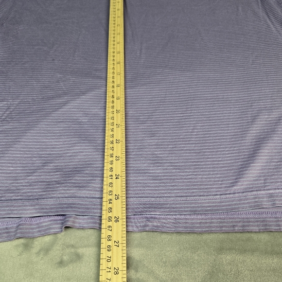 Peter Millar Purple Blue Polo Shirt Mens Large Embroidery Logo Country Club - Picture 5 of 7